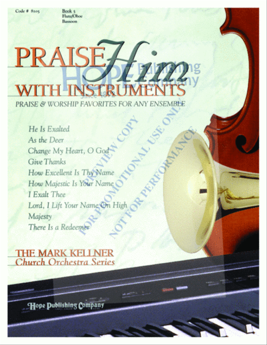 Praise Him with Instruments Orchestra scores gallery preview page 2