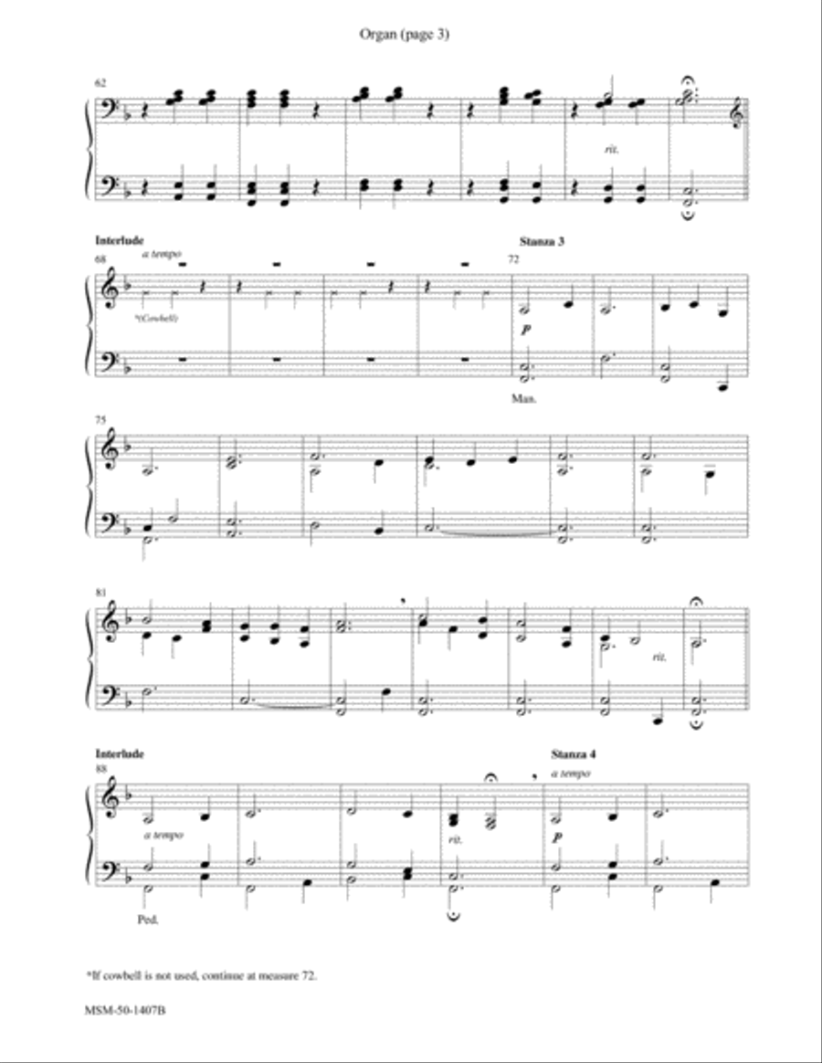 The Friendly Beasts Choir scores gallery preview page 3