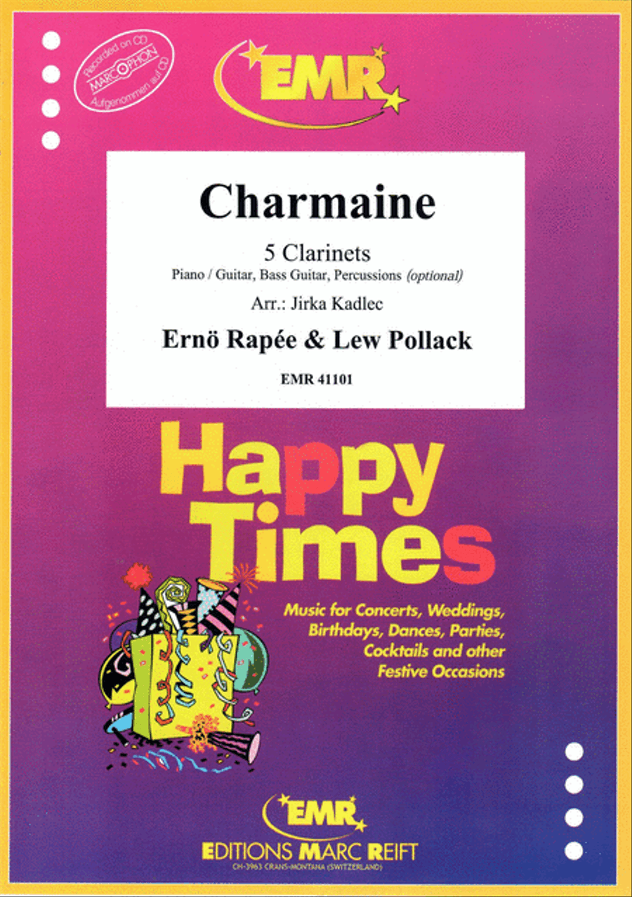 Charmaine Clarinet scores gallery preview page 1