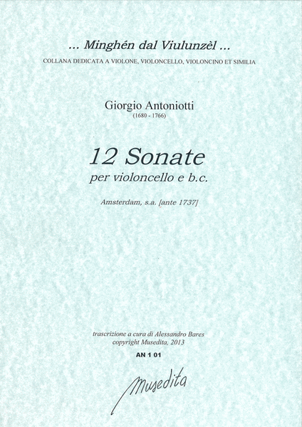 12 Sonate op.1 (Amsterdam, [1735 ca.])