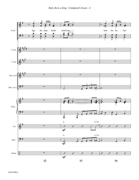 Baby Born a King - Instrumental Ensemble Score and Parts