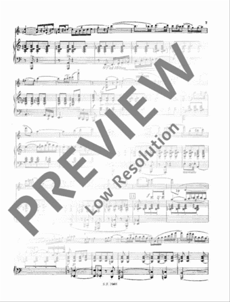 Poème héroïque Piano scores gallery preview page 8