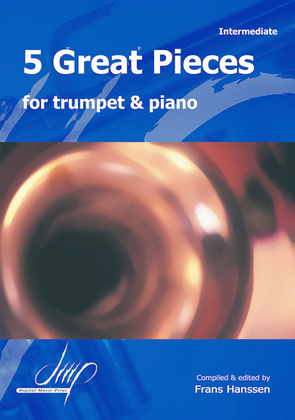 Book cover for 5 Great Pieces For Trumpet and Piano