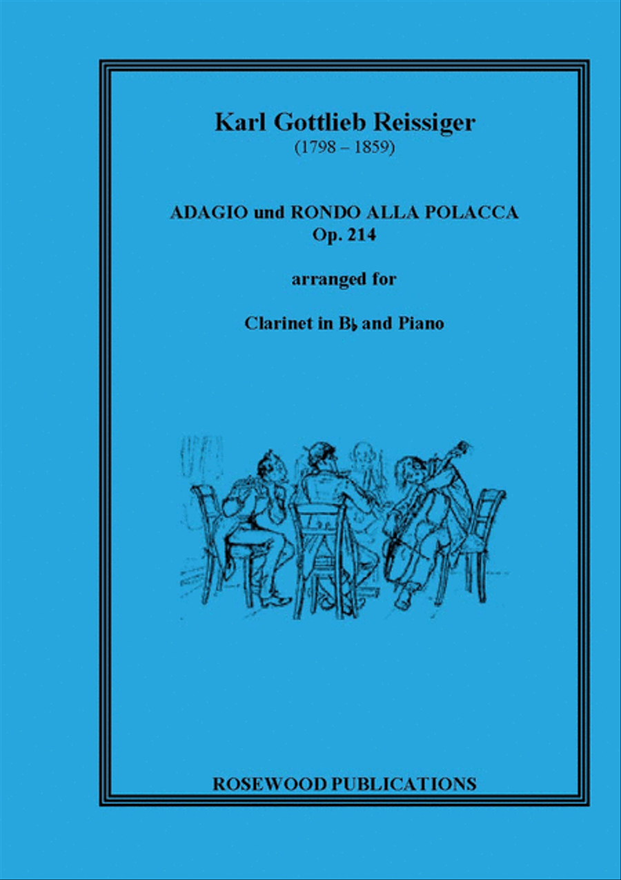 Adagio & Rondo-Polacca, Op. 214 Clarinet Solo scores gallery preview page 1