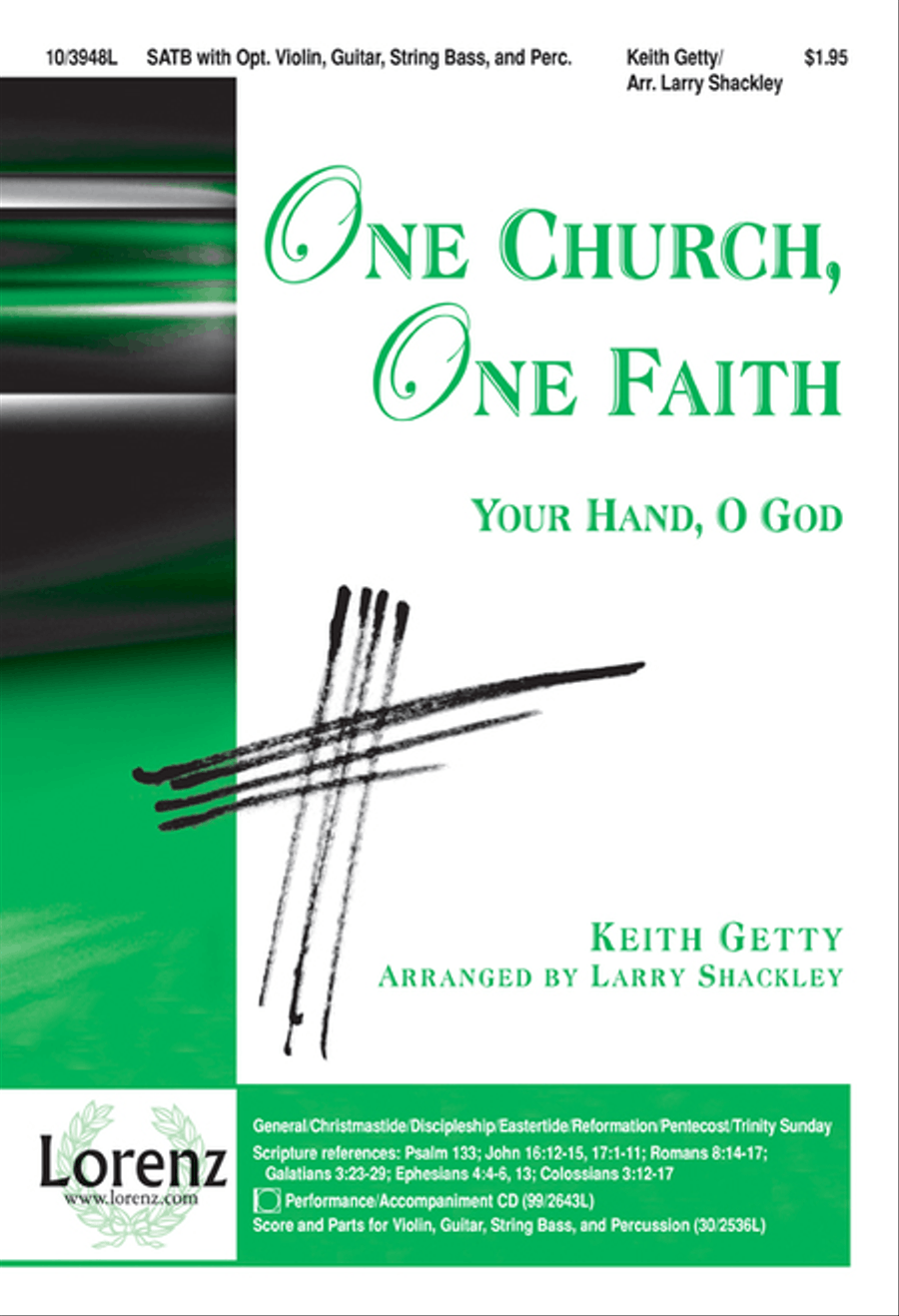 One Church, One Faith 4-Part scores gallery preview page 1