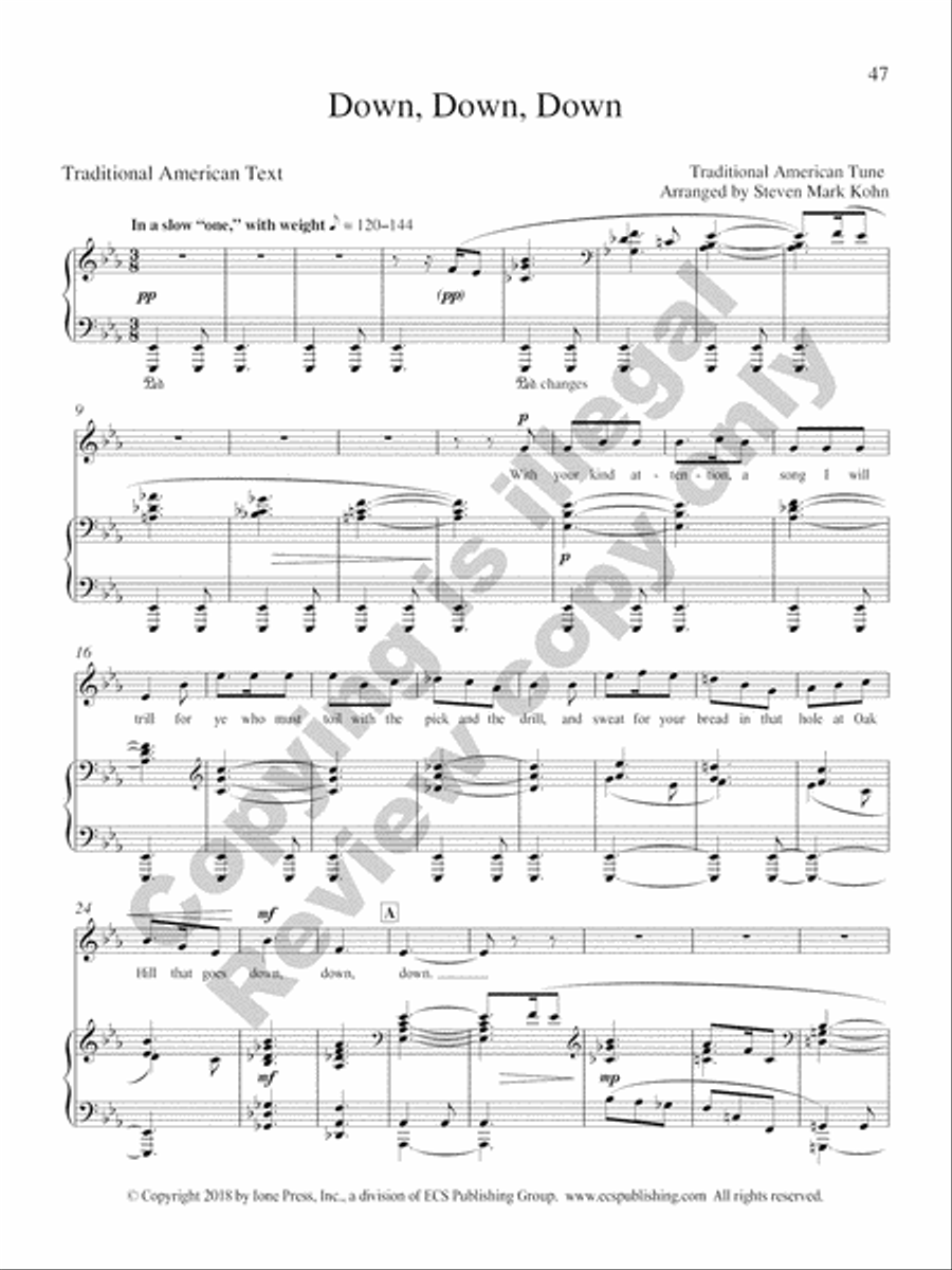 American Folk Set High Voice scores gallery preview page 21