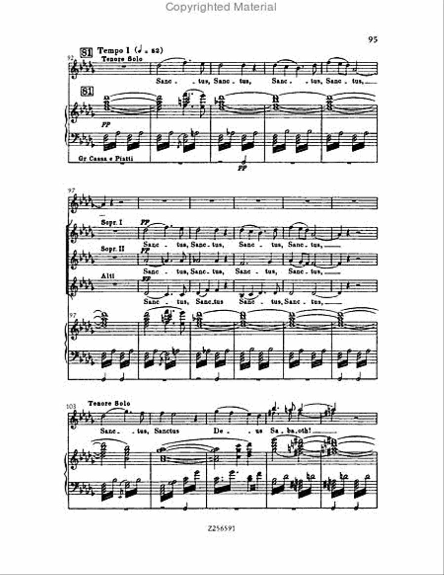 Grande Messe du Morts, H 75 Choir scores gallery preview page 95