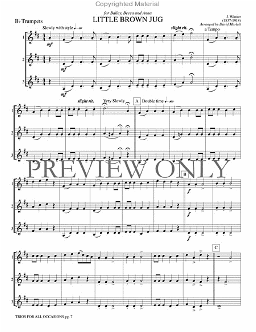Trios for All Occasions Small Ensemble scores gallery preview page 8