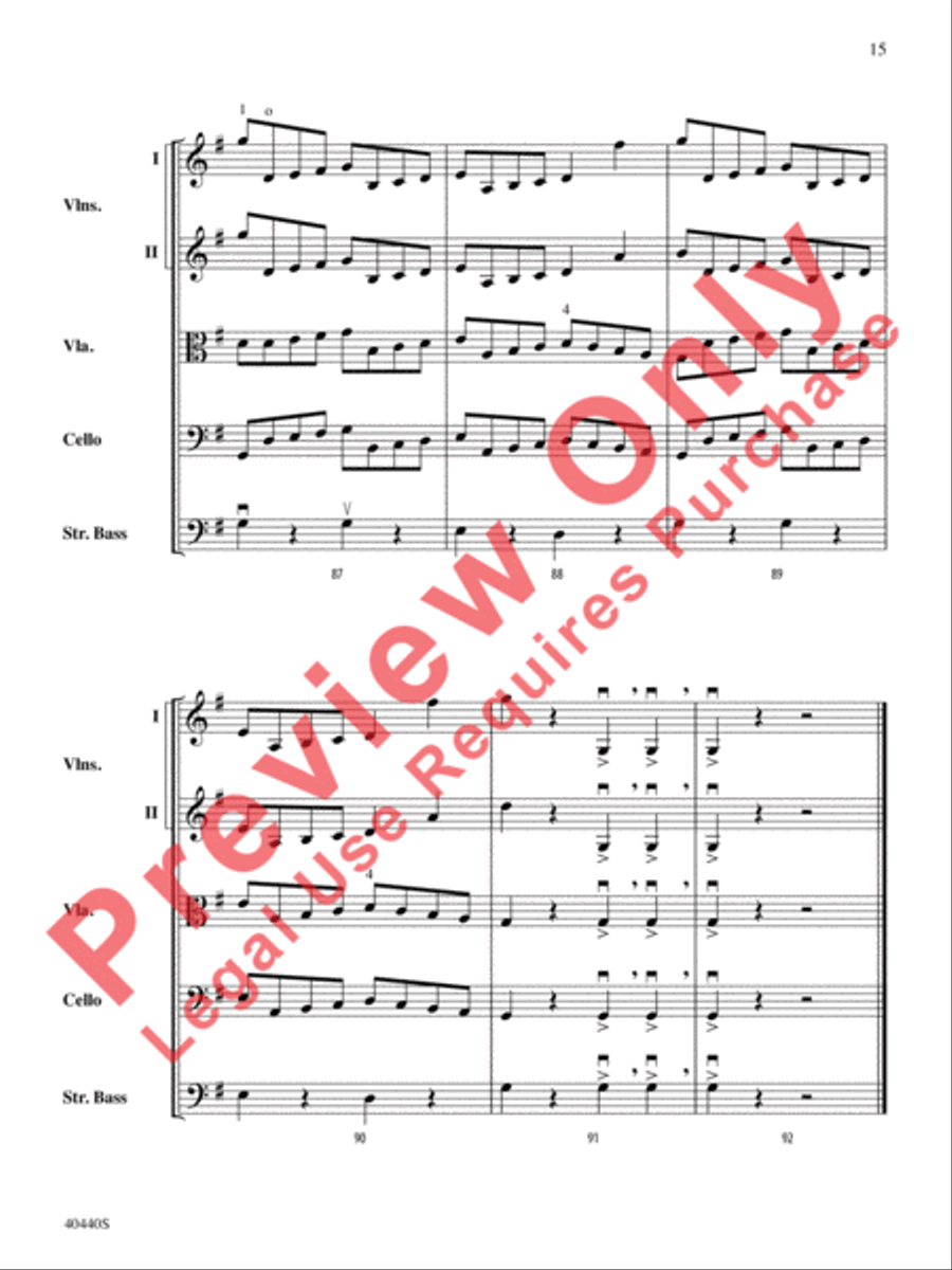 Symphony No. 29, K. 201 Symphony No. 29, K. 201 String Orchestra scores gallery preview page 16