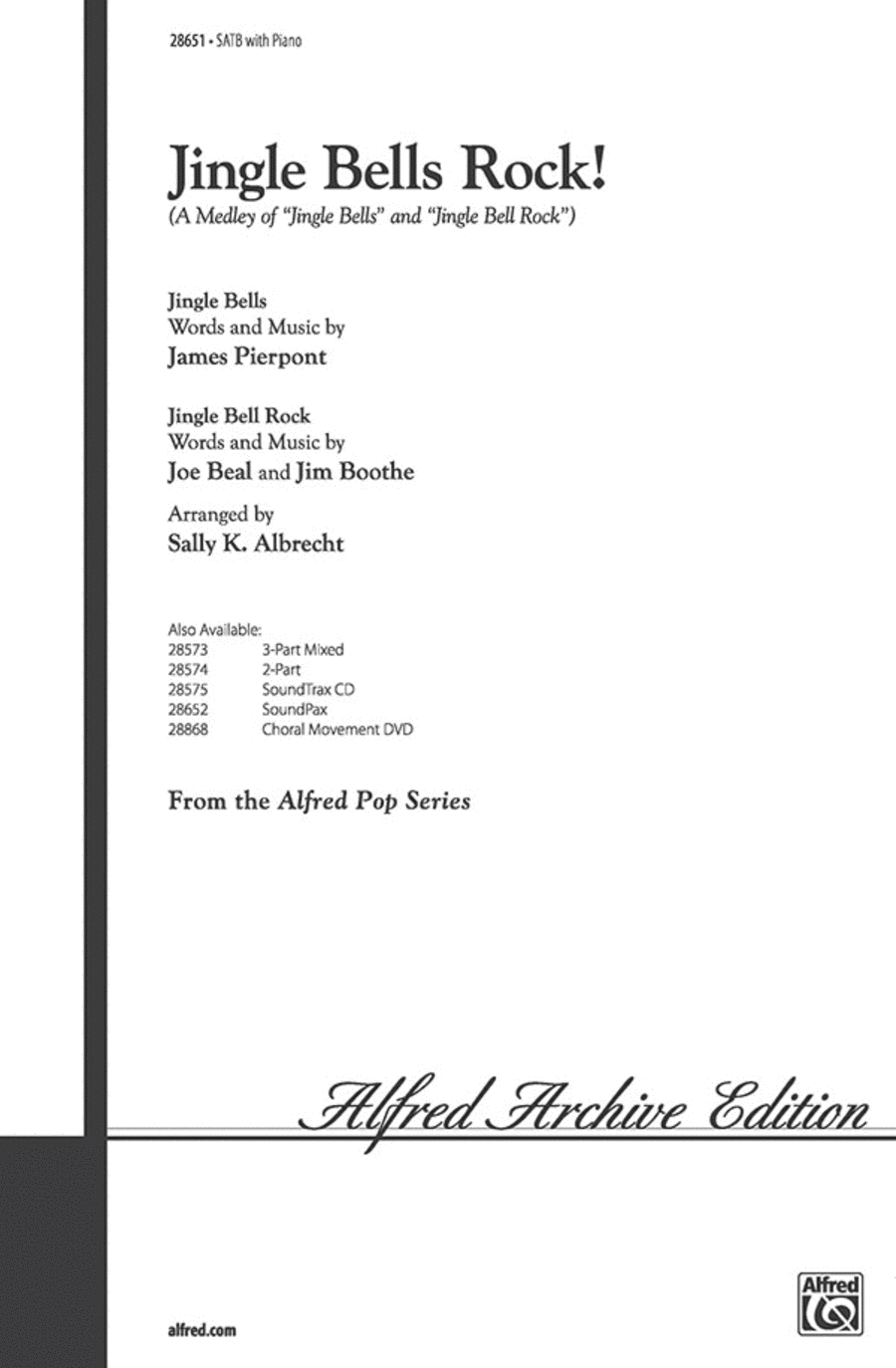 Jingle Bells Rock! (A Medley) 4-Part scores gallery preview page 1