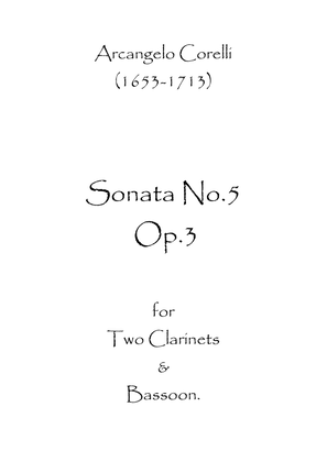 Book cover for Sonata No.5 Op.3