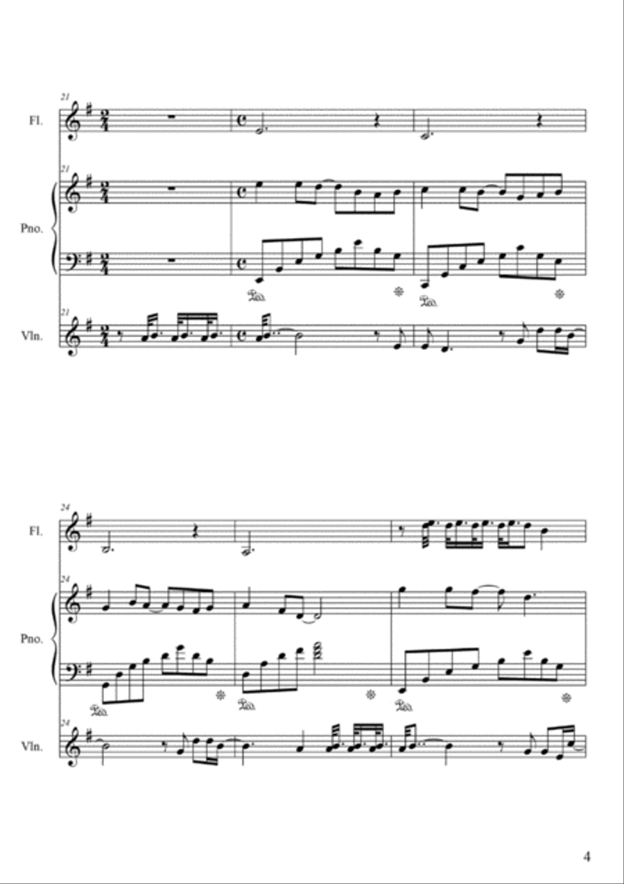 Faded Flute scores gallery preview page 4