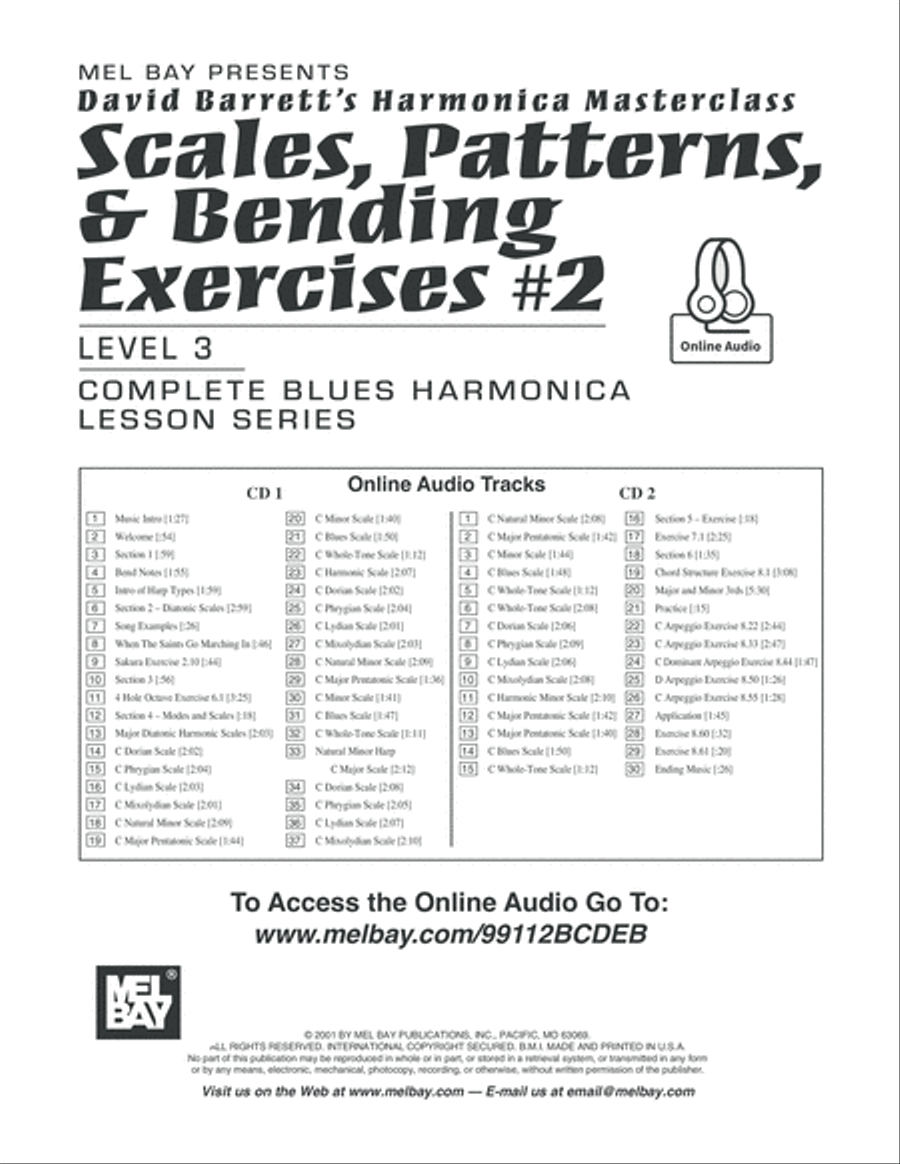 Scales, Patterns, & Bending Exercises #2 Harmonica scores gallery preview page 2