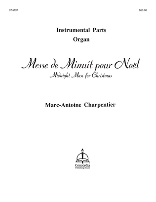 Book cover for Messe de Minuit pour Noel (Organ score and instrumental parts on CD-ROM)