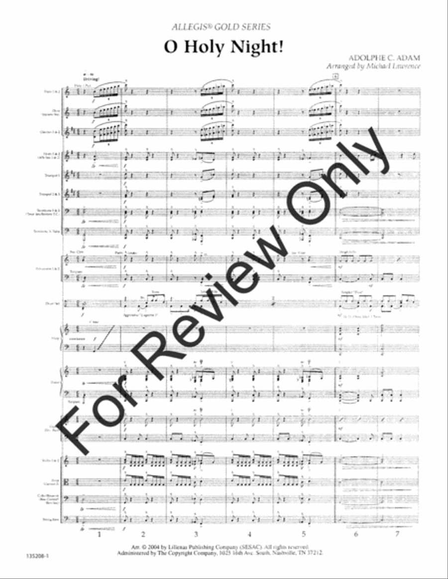 O Holy Night O Holy Night Orchestra scores gallery preview page 2