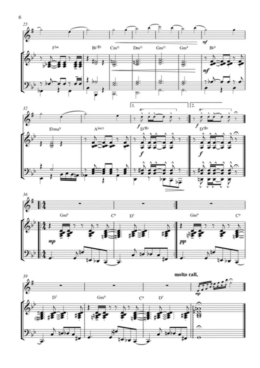 8 Swinging Xmas Carols for Eb Alto Saxophone & Piano image number null