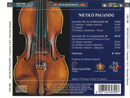 Volume 2: Violin Concertos on Pagan