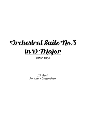 Book cover for Bach's Suite No.3 in D Major - String Quartet