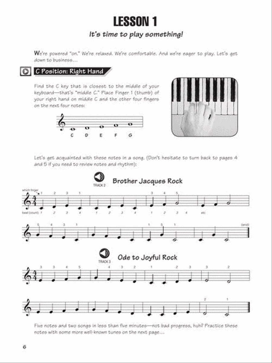 FastTrack Keyboard Method Starter Pack Piano Method scores gallery preview page 7