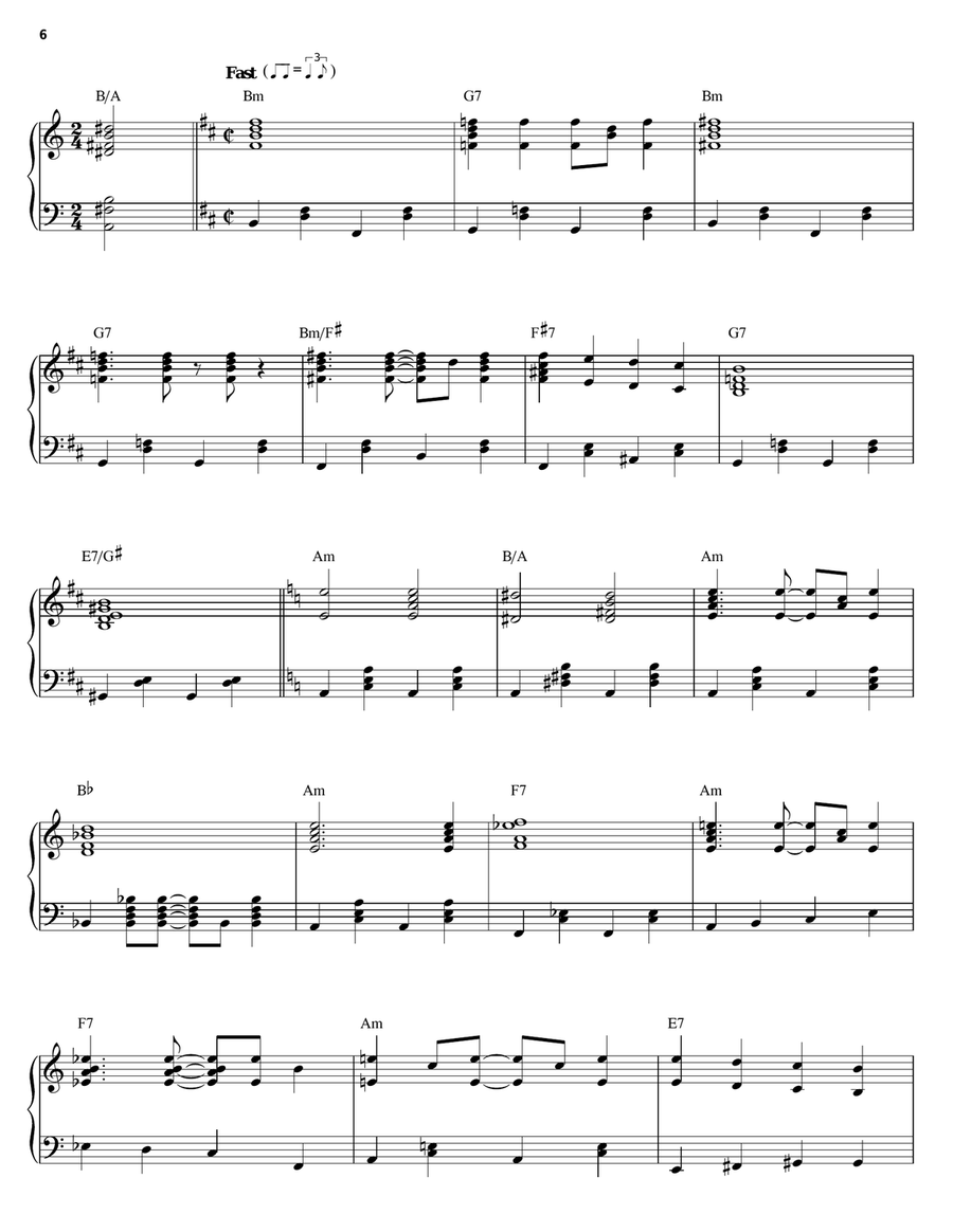 Grim Grinning Ghosts Grim Grinning Ghosts Piano Solo scores gallery preview page 6