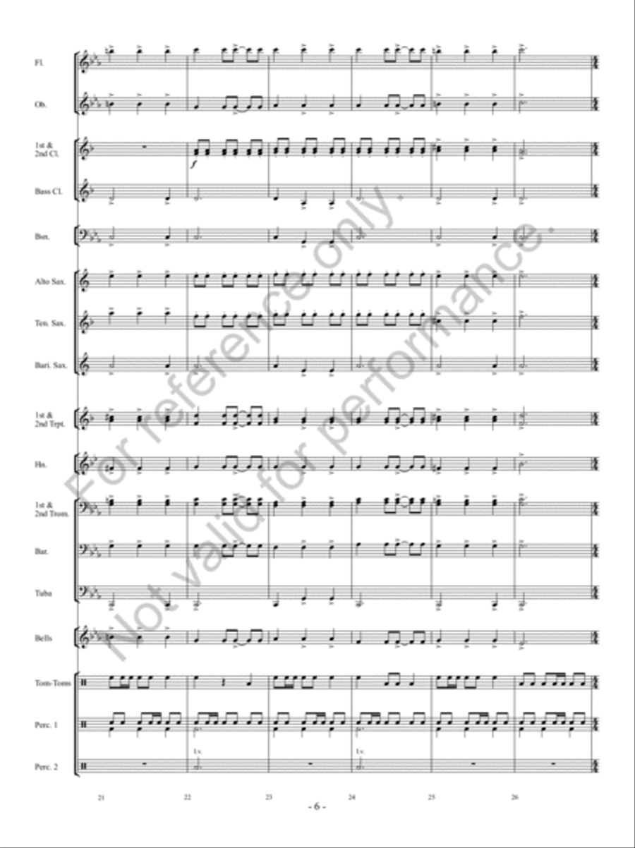 Mask Of The Avenger Mask Of The Avenger Concert Band scores gallery preview page 5