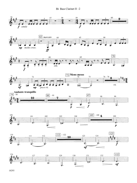 Millennium: Bass Clarinet 2