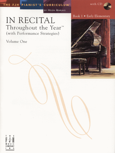 In Recital, Throughout the Year (with Performance Strategies) Volume One, Book 1