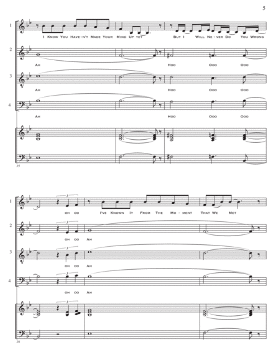 To Make You Feel My Love To Make You Feel My Love 4-Part scores gallery preview page 6