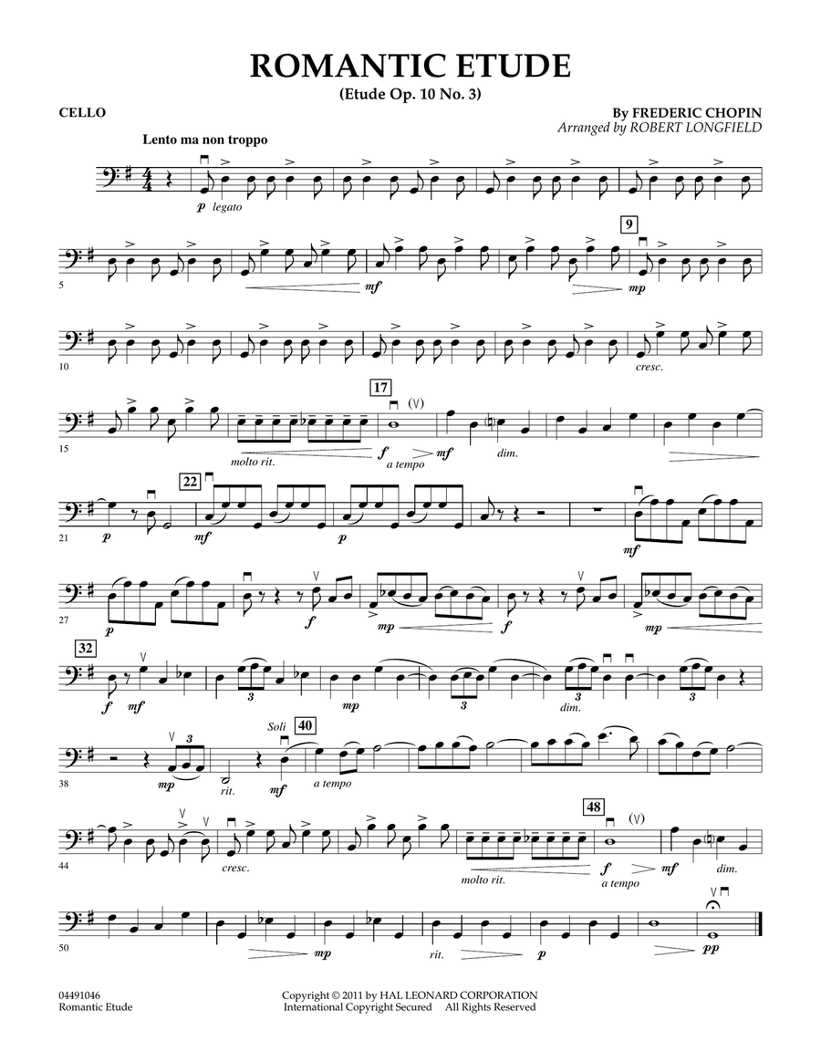 Etude cello top