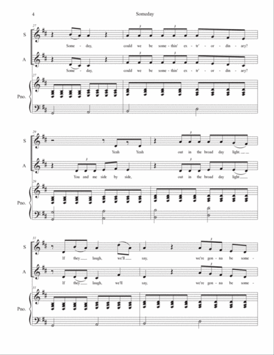 Someday Someday 2-Part scores gallery preview page 4