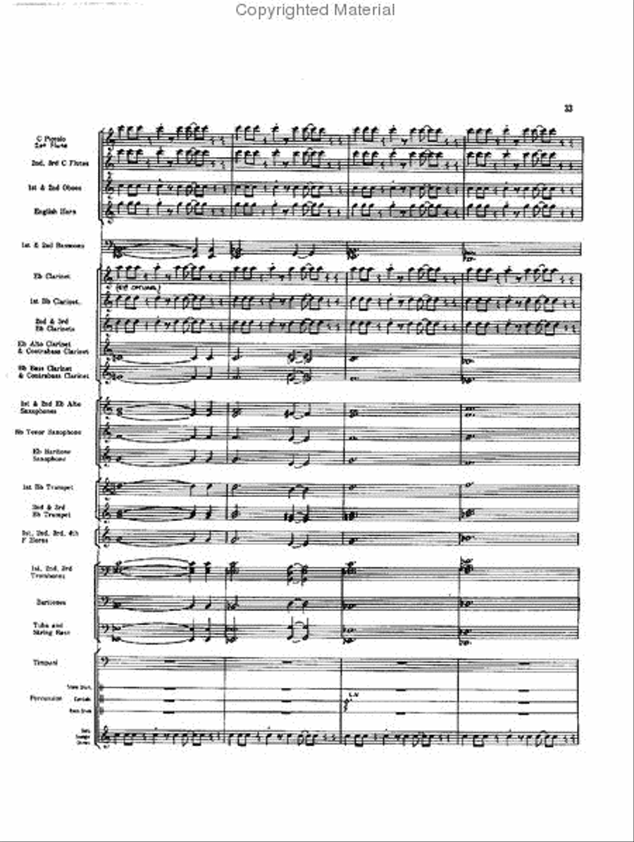 Caccia and Chorale Concert Band scores gallery preview page 32