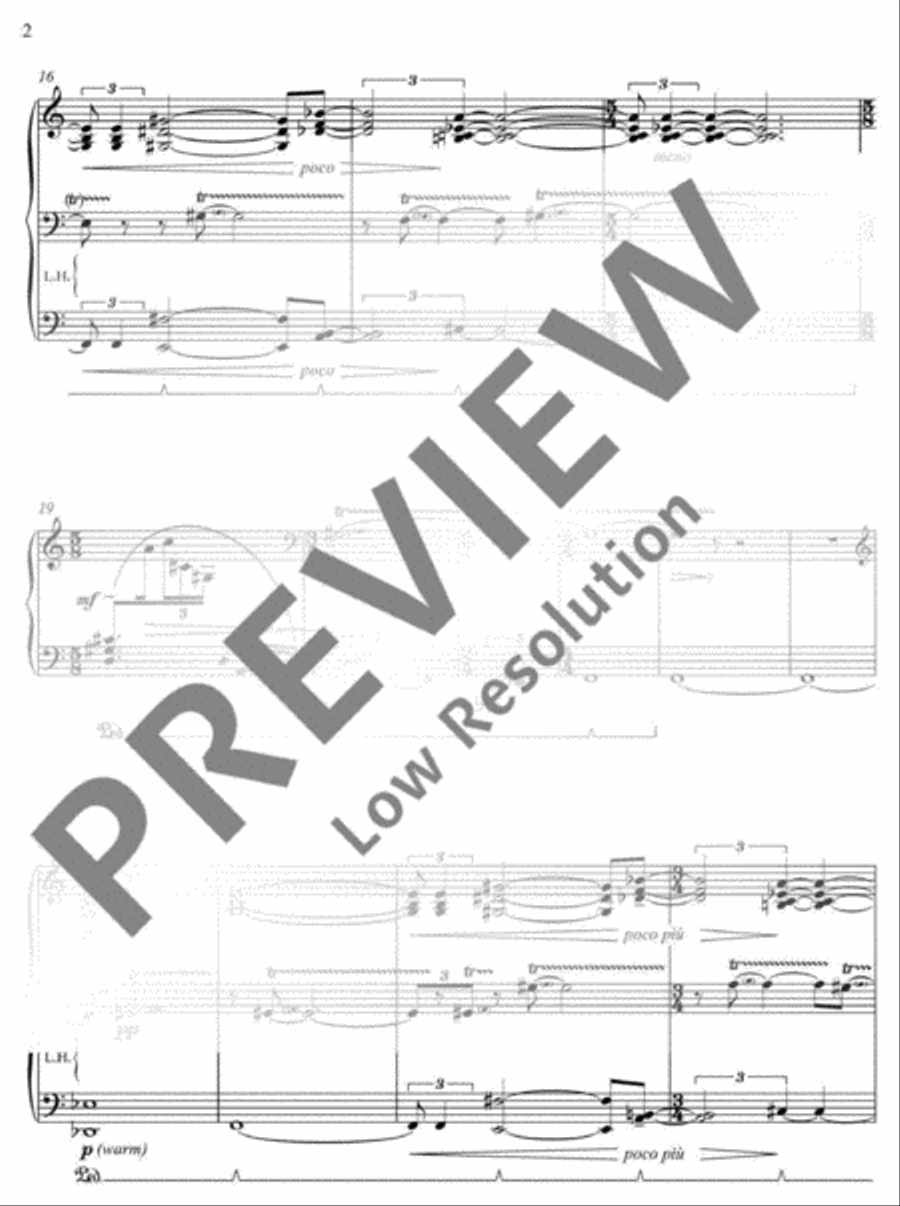 Notte Oscura Piano Solo scores gallery preview page 5