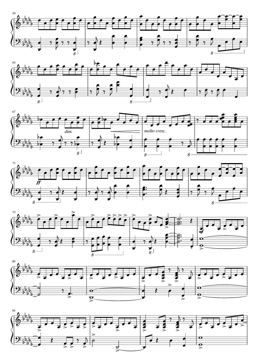 All Of Me Piano Solo scores gallery preview page 3