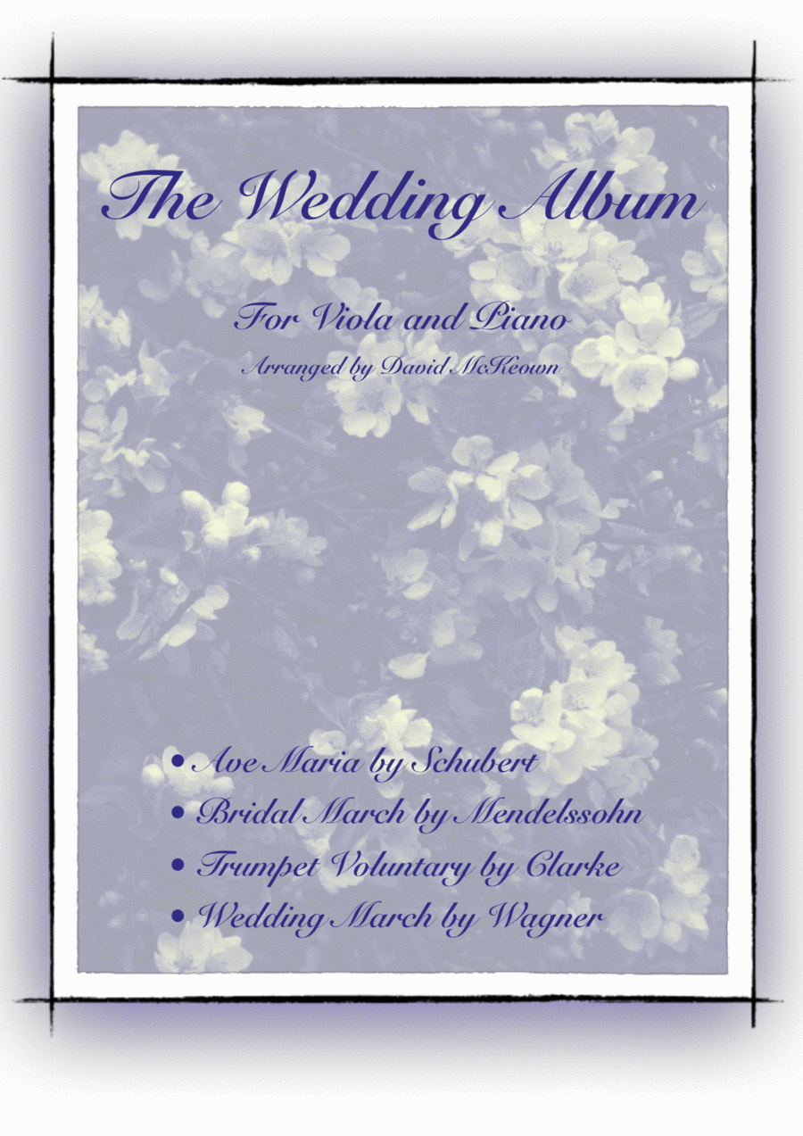 The Wedding Album, for Solo Viola and Piano Piano scores gallery preview page 1