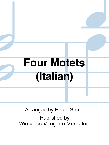 Four Motets (Italian)