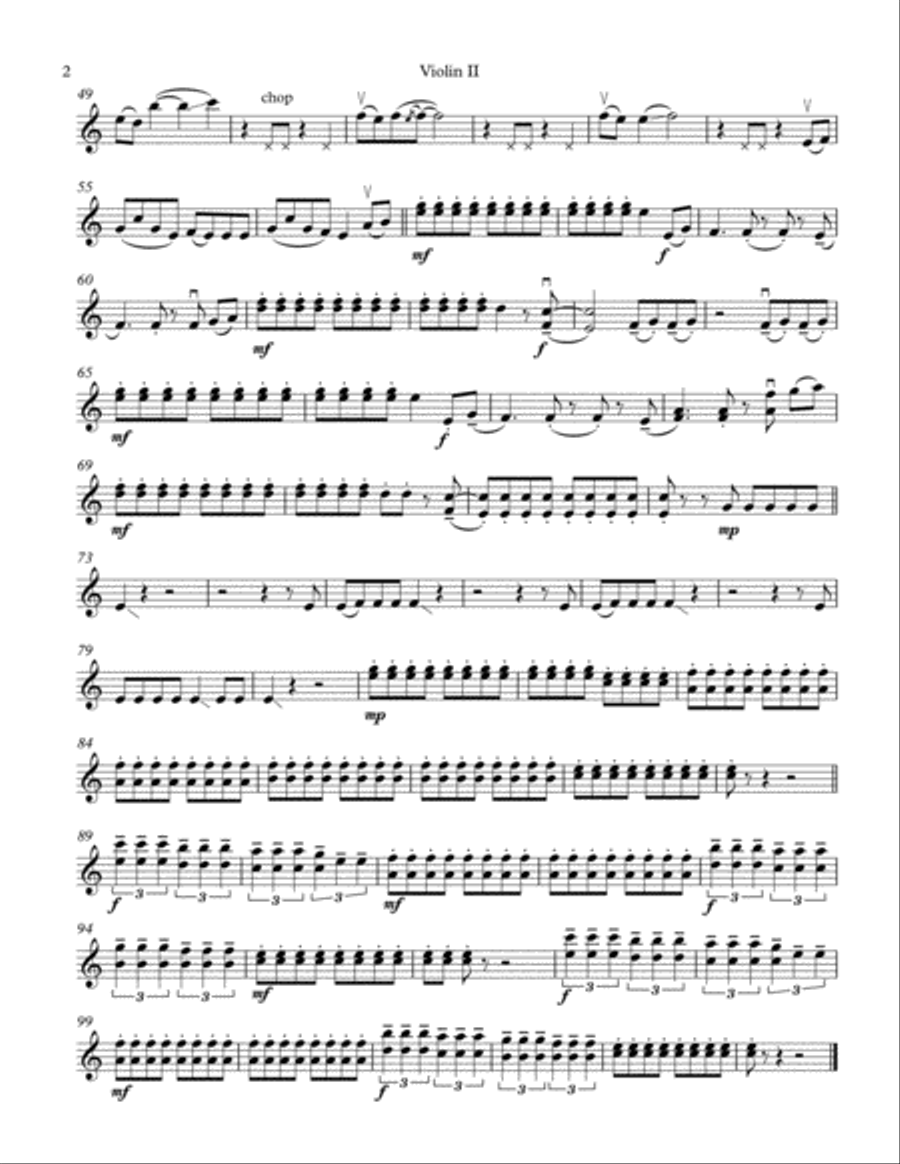 All About That Bass String Quartet scores gallery preview page 4