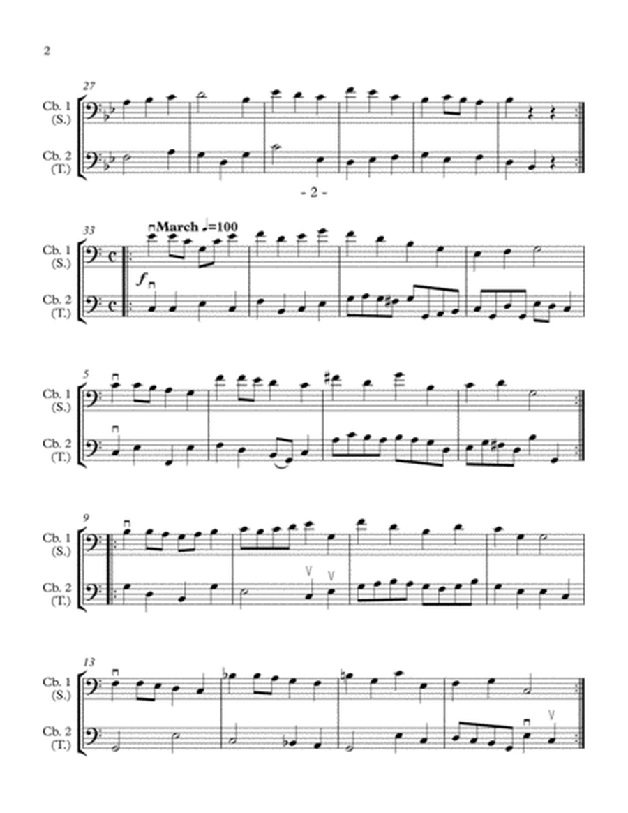 10 Little Duets for Teacher and Student (2 Basses) image number null