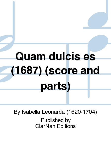 Quam dulcis es (1687) (score and parts)