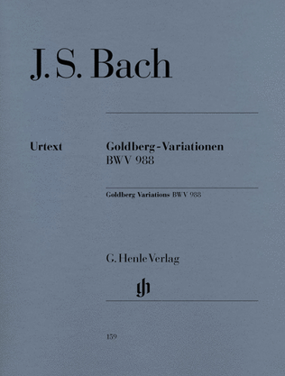 Book cover for Goldberg Variations BWV 988