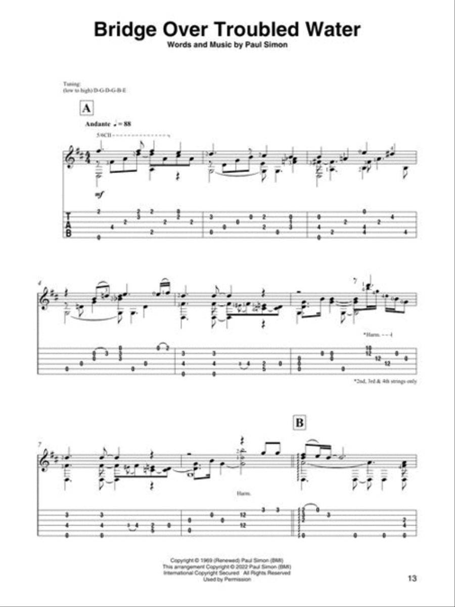 Classical Guitar Music for the Solo Performer Acoustic Guitar scores gallery preview page 6