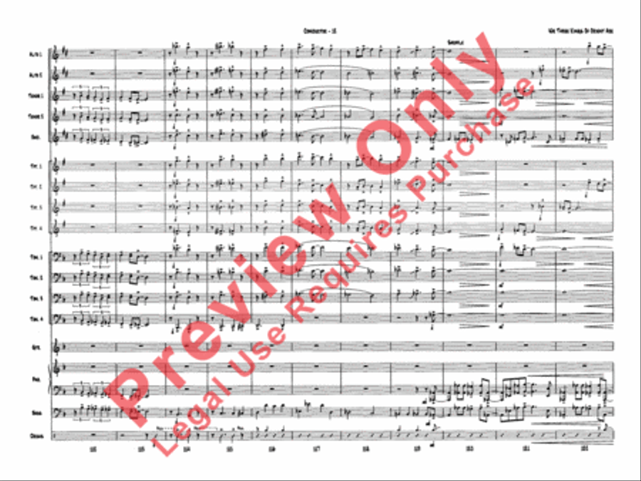We Three Kings of Orient Are Jazz Ensemble scores gallery preview page 14