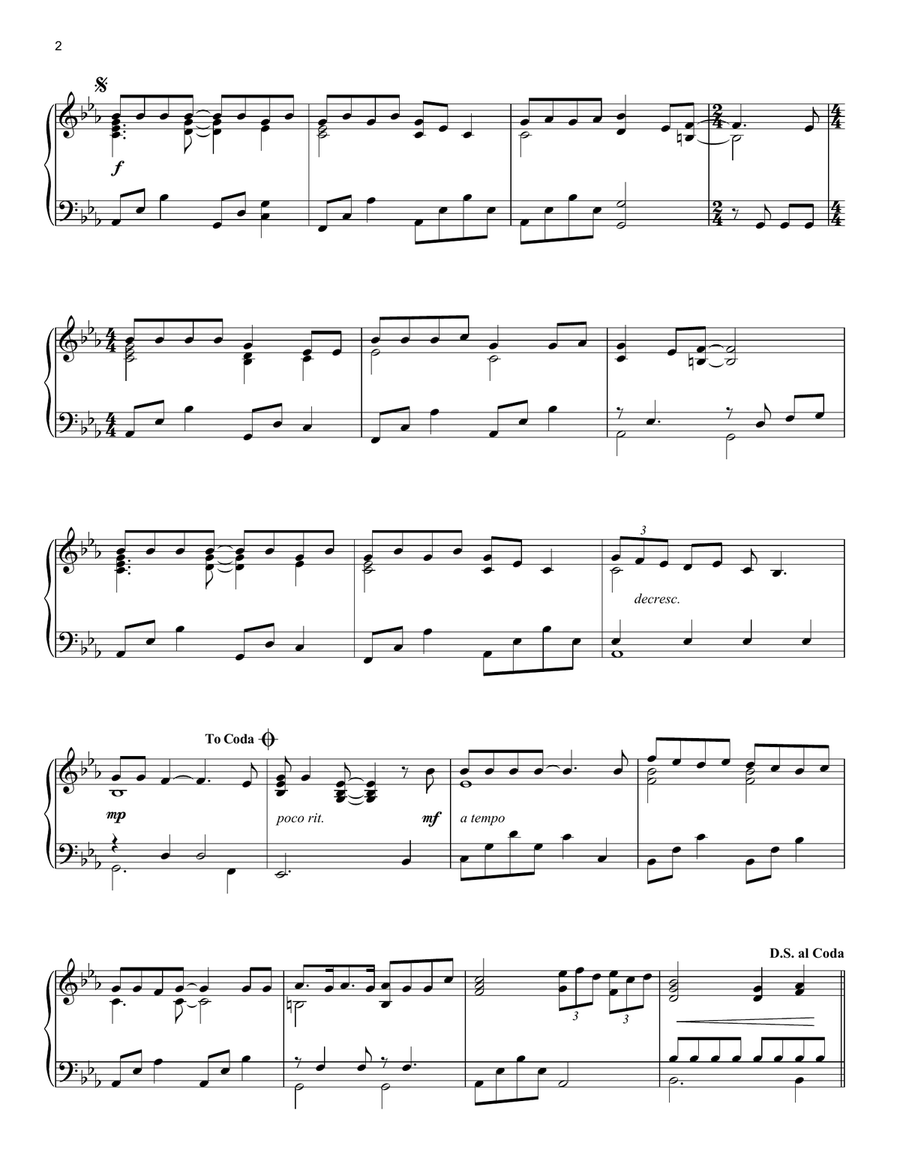 Chasing Pavements Piano Solo scores gallery preview page 2