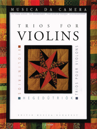 Book cover for Trios for Violins