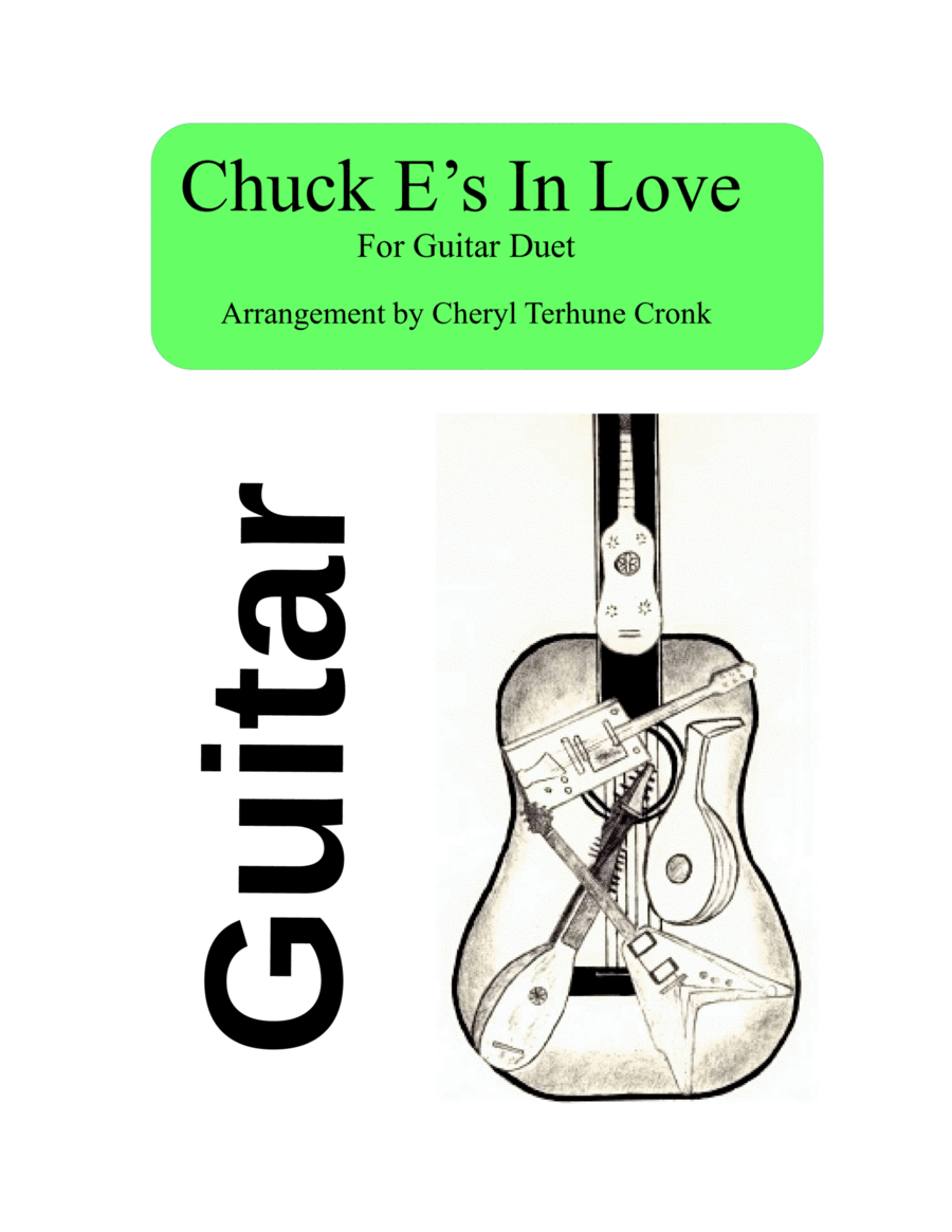 Chuck E's In Love Guitar scores gallery preview page 1