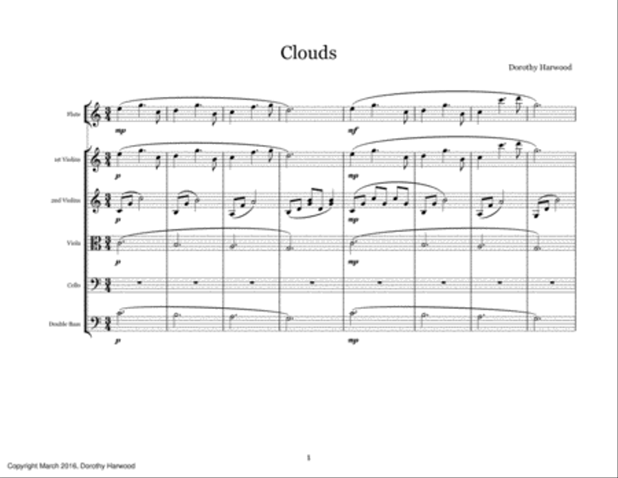 Clouds Chamber Orchestra scores gallery preview page 3