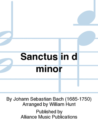 Book cover for Sanctus in d minor-Instrumental parts