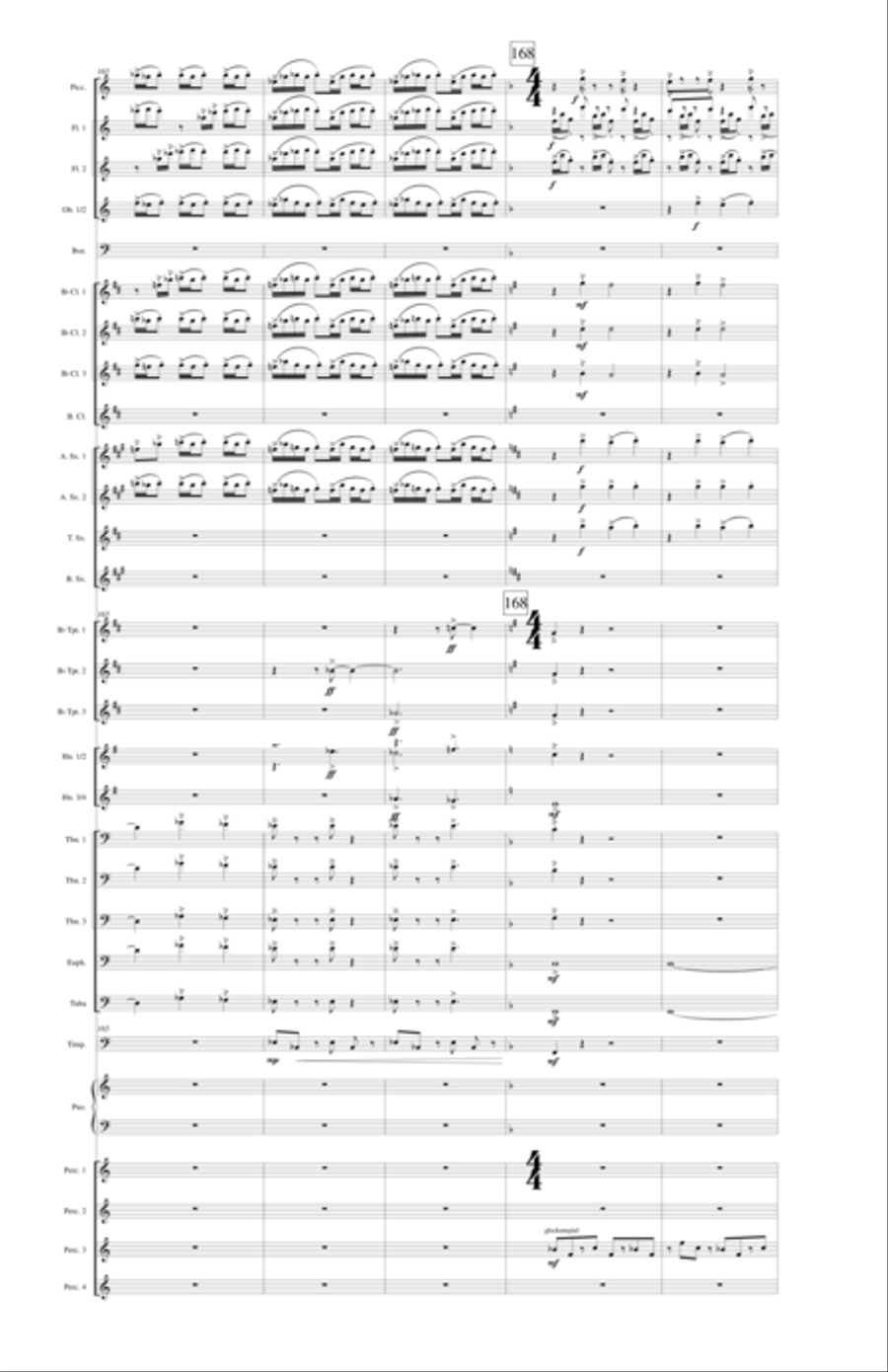 With Voice of Triumph Raised Concert Band scores gallery preview page 27