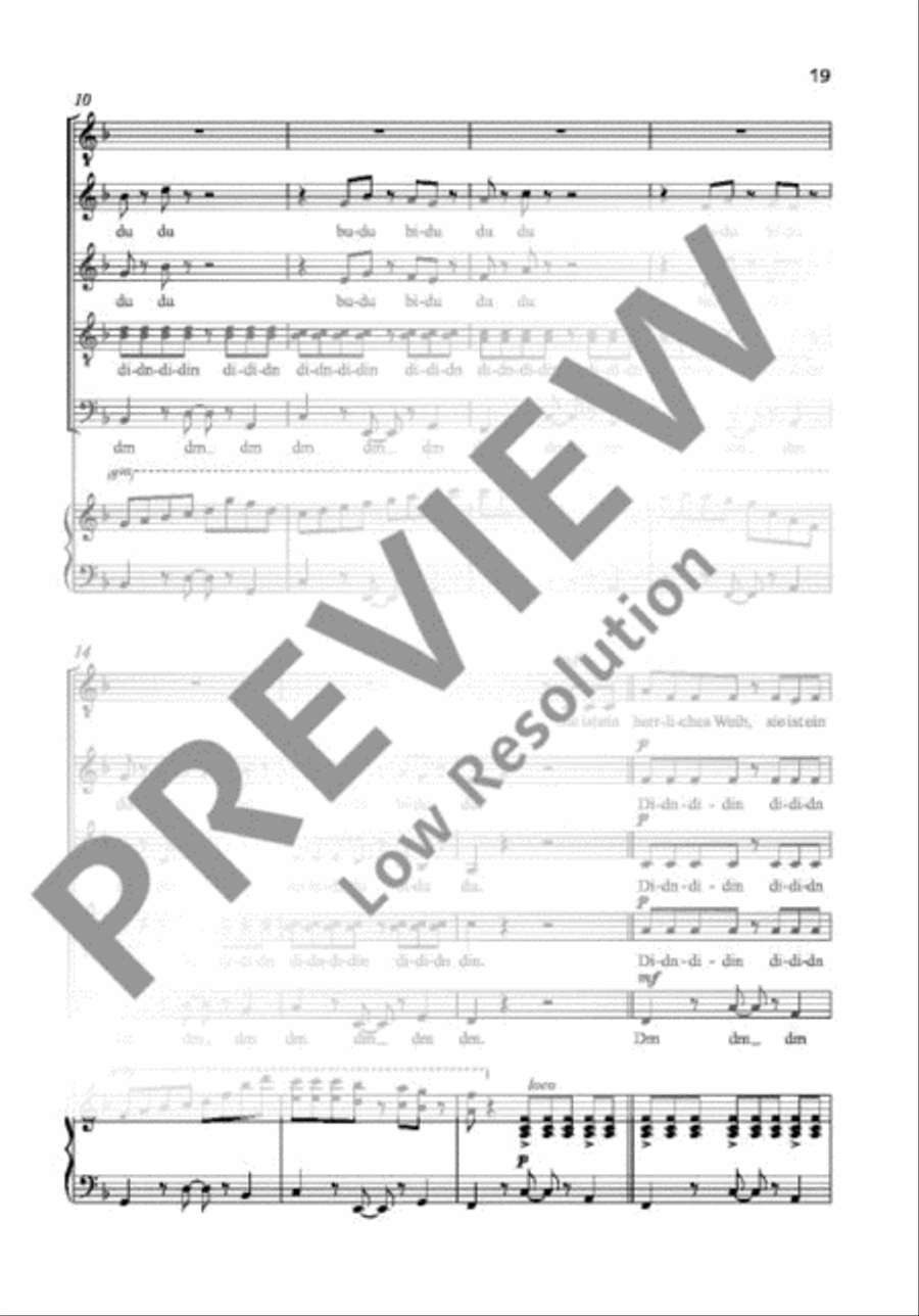 Georg Kreisler 4-Part scores gallery preview page 20