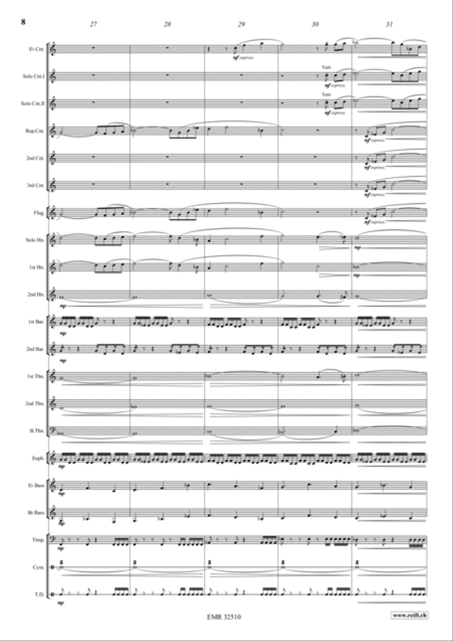 Immortal Immortal Brass Band scores gallery preview page 8