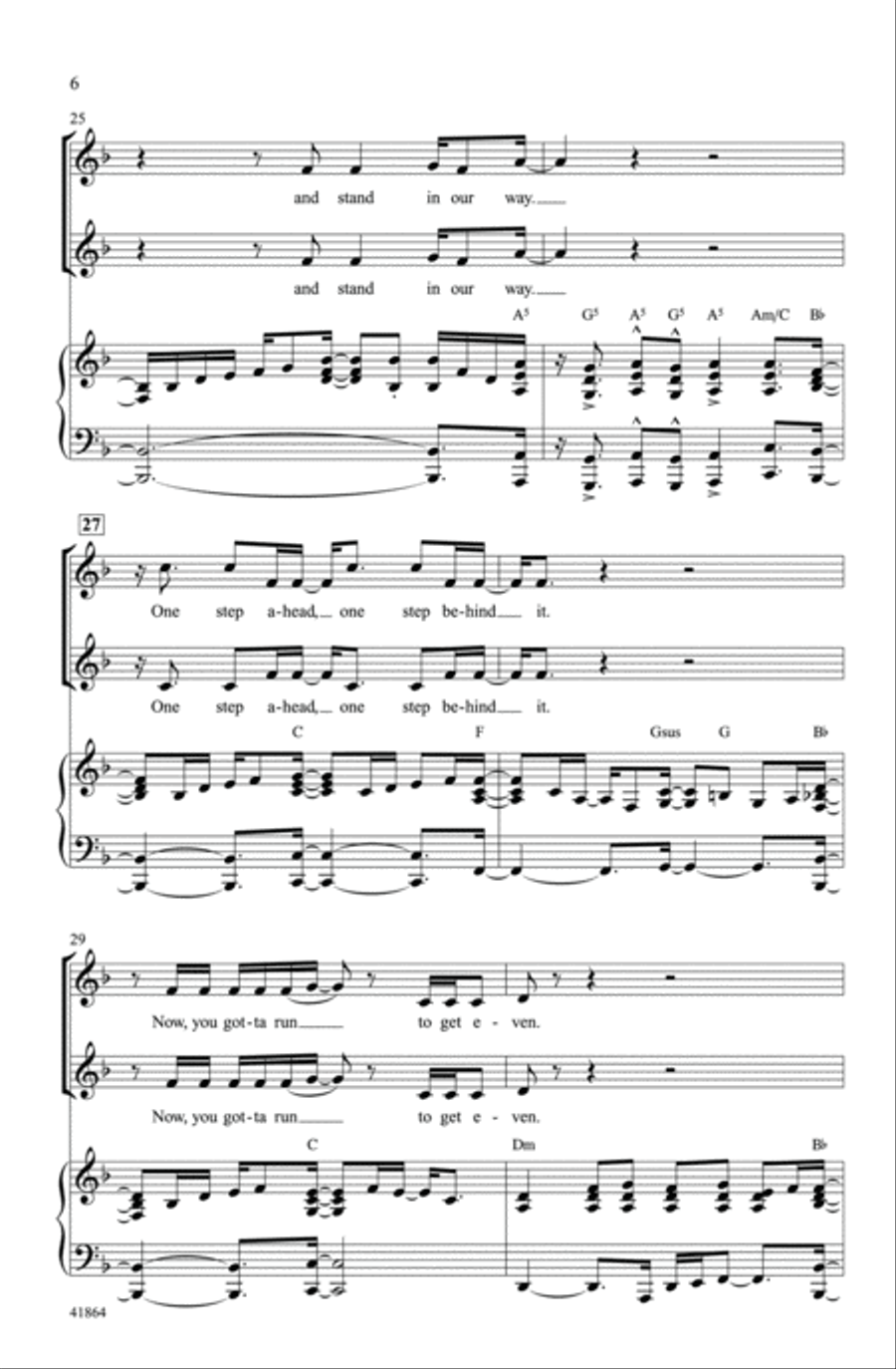 Right Now Right Now Choir scores gallery preview page 5